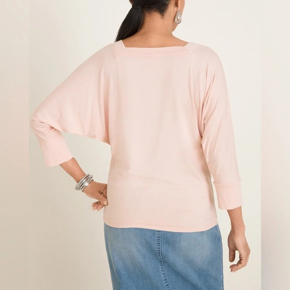 Chico’s • White Square-Neck Top - Picture 2 of 9